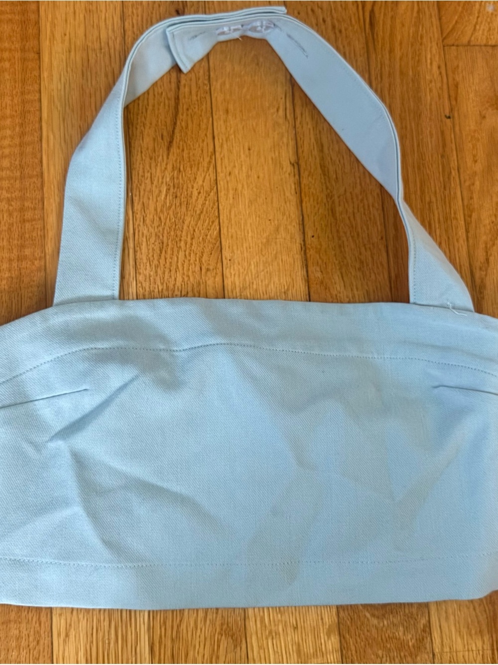 Abercrombie & Fitch Light Blue Crop Top